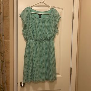 Polka Dot Sea Green Enfocus Studio Dress